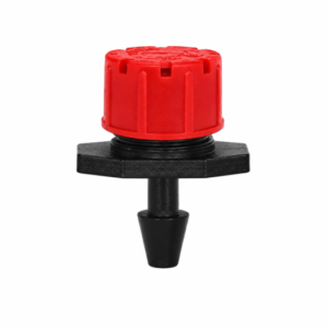 Adjustable Dripper, Flow Rate Adjustable from 0 to 70 L/h – Red